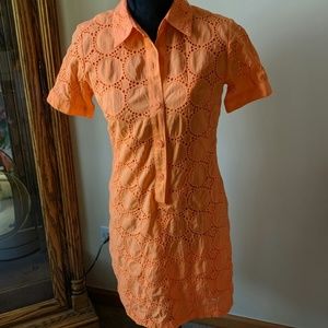 REPOSHED BEAUTIFUL ORANGE DRESS SIZE 6